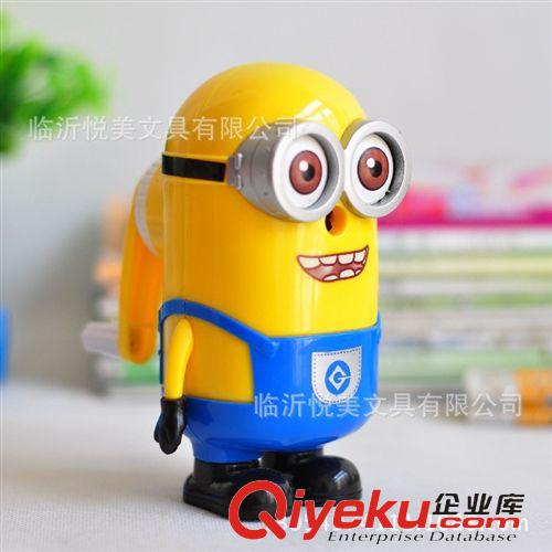 卷筆刀、削筆器 卡通手搖削筆器小學(xué)生鉛筆刀刨/削筆器廠家直銷 自動吸入神偷奶爸原始圖片3