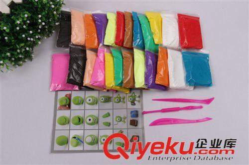 彩泥 廠家直銷 3D彩泥 超輕粘土自封包裝太空泥橡皮泥彩泥廠家批發原始圖片2