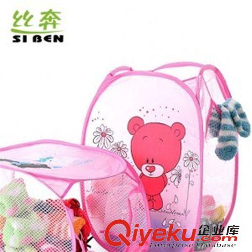 店家推薦專區(qū) 卡通三網(wǎng)面通風(fēng)可折疊臟衣籃臟衣簍臟衣桶網(wǎng)布原始圖片3