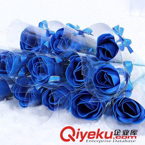 創(chuàng)意禮品 批發(fā)情人節(jié)教師節(jié)禮物尖筒單束玫瑰花婚慶用品小禮品香皂花促銷原始圖片3