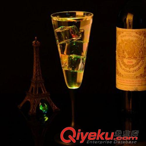 創意禮品 熱賣新款LED發光酒杯閃光香檳杯高腳杯酒吧KTV聚會啤酒紅酒杯