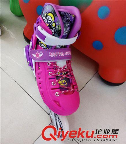 溜冰鞋 zpHAPPYSTAR MIQI 兒童花式溜冰鞋輪滑鞋單閃直排一件代發(fā)原始圖片3