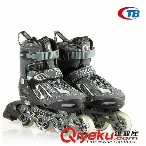 溜冰鞋 直銷zpTB兒童/成人可調溜冰鞋套裝 直排輪旱冰鞋 輪滑鞋 套裝原始圖片3