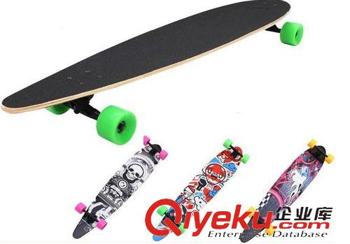 滑板 longboarding進口專業(yè)公路滑板 長板 魚板 刷街板專業(yè)四輪滑板原始圖片2
