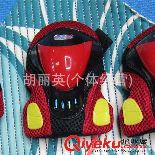 護具組合運動 廠家直銷鯊魚6件套通用護具，滑輪護具套裝 戶外運動護具原始圖片3