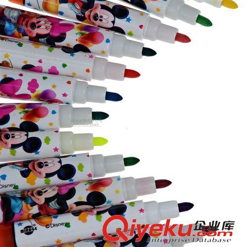 精品推薦 迪士尼正品 18色手提印章水彩筆 盒裝寶寶學習文具涂色筆1182原始圖片3