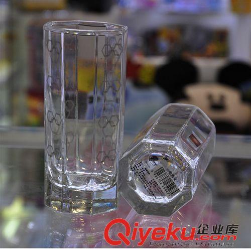  迪士尼 水杯類 全新原裝情侶正多邊形20-30元迪士尼301-400ml玻璃杯水杯批發(fā)原始圖片2