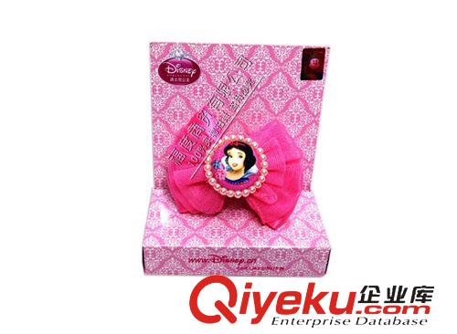 迪士尼 飾 品 熱銷新款頭飾玫紅粉紅發圈發飾迪士尼兒童寶寶頭飾DB00079zp原始圖片2