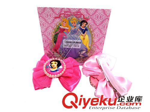 迪士尼 飾 品 熱銷新款頭飾玫紅粉紅發圈發飾迪士尼兒童寶寶頭飾DB00079zp原始圖片3