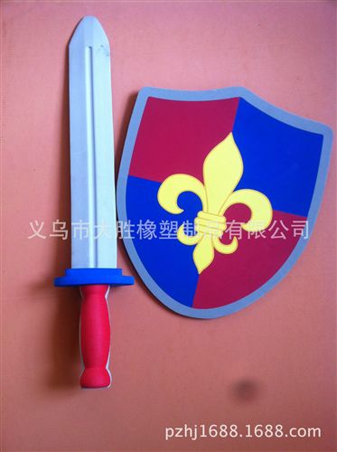 玩具禮品系列 EVA泡沫劍刀玩具 有趣的卡通EVA劍玩具武器組騎士EVA泡沫盾牌