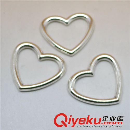 愛(ài)心/桃心 A0340  桃心 300個(gè)/包 0.5克 11x11mm 古銀色合金飾品配件批發(fā)