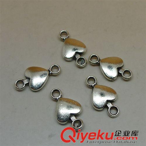 愛(ài)心/桃心 A0340  桃心 300個(gè)/包 0.5克 11x11mm 古銀色合金飾品配件批發(fā)