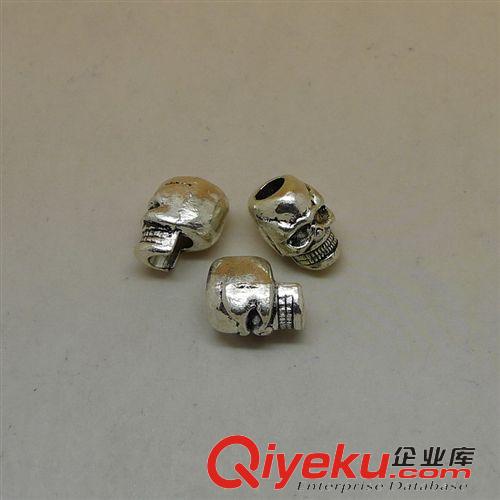 骷髏 A4256 骷髏頭 200個/包 0.9克 17x9mm 古銀色合金飾品配件批發(fā)