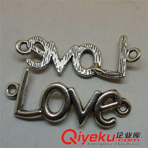 字母/數(shù)字 A6701英文字母love  50個(gè)/包 3克41x16mm 古銀色合金飾品配件批發(fā)