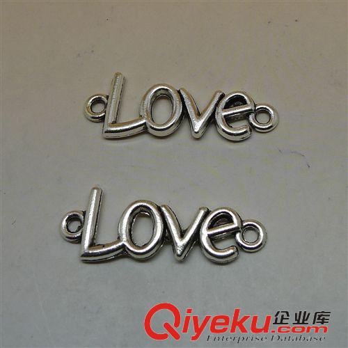 字母/數(shù)字 A6703 英文字母love   50個/包 2.4克37x14mm合金飾品配件批發(fā)