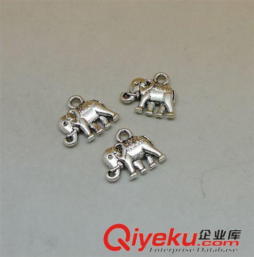 大象 A4018 小象 200個/包 0.9克 12x15mm 古銀色 合金飾品配件批發