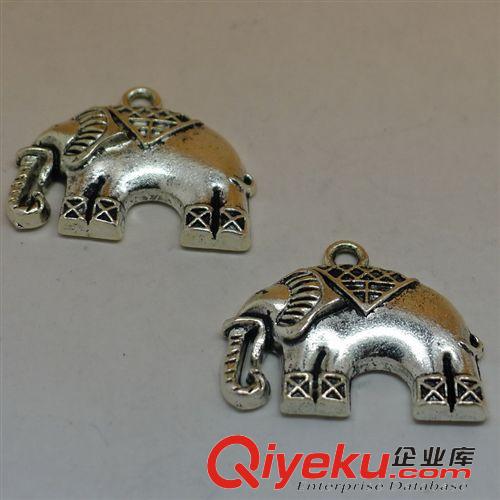 大象 A0638小象 100個(gè)/包 1.1克 13x13mm  古銀色  合金飾品配件批發(fā)