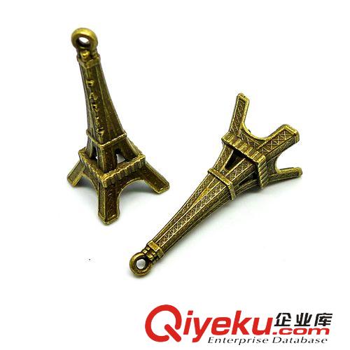 鐵塔 A2363 鐵塔 25個/包 3.8克 31x18mm 古青色合金飾品配件批發