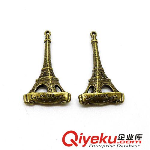 鐵塔 A2363 鐵塔 25個/包 3.8克 31x18mm 古青色合金飾品配件批發
