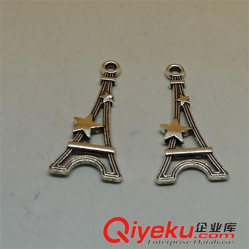 鐵塔 A7237 鐵塔 200個/包0.8克30x14mm古銀色合金飾品配件批發