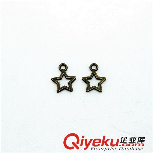 形狀類 A3680小 星星 500個(gè)/包 0.3克 10x13mm 古青色 合金飾品配件 批發(fā)