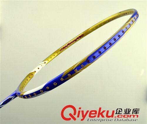 超碳素中高端 廠家直銷OEM貼牌加工正品巨弩Arbalist全碳素N90二代藍羽毛球拍原始圖片2