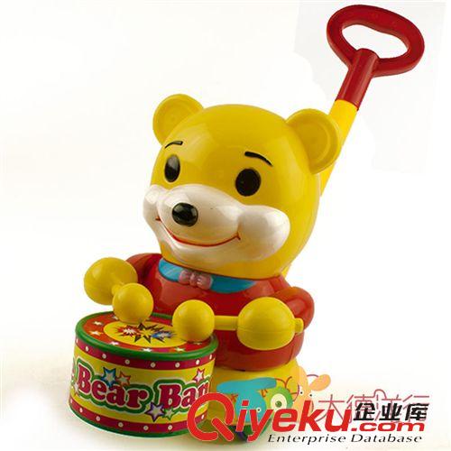 益智玩具 3C認(rèn)證手推玩具小熊敲鼓/推車打鼓/手推學(xué)步車 寶寶學(xué)步好玩具0.4原始圖片3