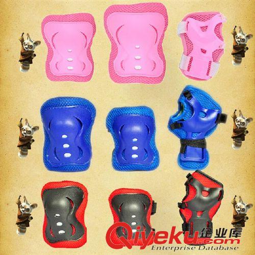 輪滑/溜冰鞋/腳踏車 兒童單排溜冰鞋護(hù)具 滑冰護(hù)具 護(hù)膝護(hù)肘護(hù)手 六件套套裝 護(hù)具原始圖片2