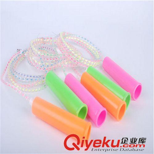 體育用品 廠家直銷  批發(fā) 專柜zp狂神專業(yè)兒童彩色跳繩 運動健身橡膠繩子原始圖片3