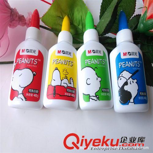 膠類 廠家直銷 批發(fā)晨光正品 史努比系列學(xué)生手工工藝 可洗白膠膠水原始圖片3