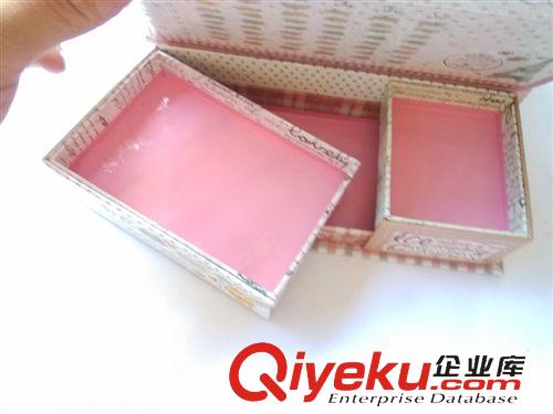收納用品 廠家直銷 現(xiàn)貨批發(fā)韓版gd紙質(zhì)創(chuàng)意文具盒 帶鏡子雙層鉛筆盒原始圖片2