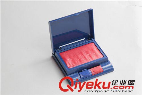 辦公用品 廠家直銷 批發(fā)晨光文具 半自動(dòng)印臺(tái)紅、藍(lán)色 水性顏料系印泥印臺(tái)原始圖片2