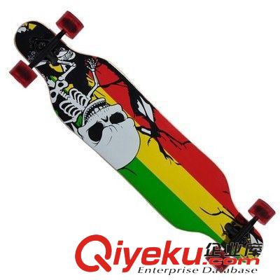 熱銷 新品上市 longboarding進口成人 專業公路滑板 速降 扁擔板四輪 長板滑板原始圖片2