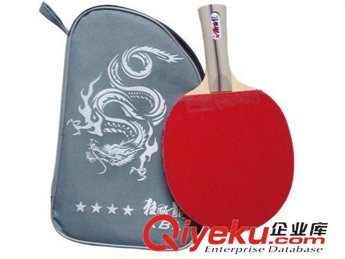 熱銷 新品上市 zp 乒乓球拍 狂飆龍4星  直拍單只裝 乒乓球成品拍  包郵原始圖片2