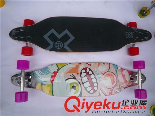 滑板 活力板 廠家直銷 longboard楓木 專業成人 四輪gd滑板原始圖片3