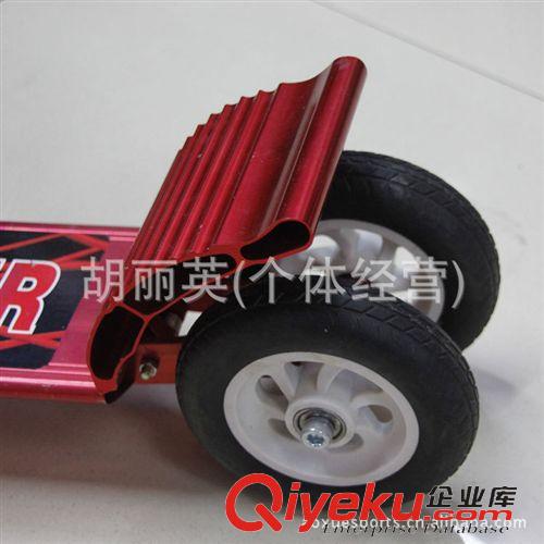 滑板車 橡膠三輪滑板車 全鋁合金大輪子 兒童滑板車 童車批發(fā)原始圖片3