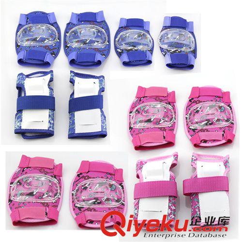 輪滑 輪滑護(hù)具狂神兒童溜冰鞋護(hù)具輪滑 滑冰旱冰滑板自行車護(hù)具6件套裝