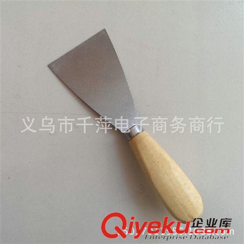 一元店產(chǎn)品總匯 一元油灰刀 抹泥刀 清潔刀 木柄油灰刀 義烏2元百貨批發(fā)原始圖片2