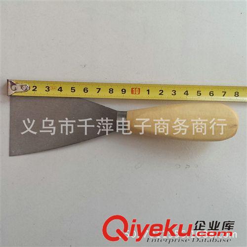一元店產(chǎn)品總匯 一元油灰刀 抹泥刀 清潔刀 木柄油灰刀 義烏2元百貨批發(fā)原始圖片3