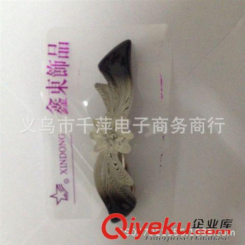 2元店飾品 亞克力優質韓版發飾頭飾 熱賣塑料發夾 二元店飾品批發原始圖片3