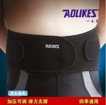 護腰系列 廠家現(xiàn)貨批發(fā) 6根彈簧支撐護腰透氣加壓負重運動防護腰帶原始圖片2