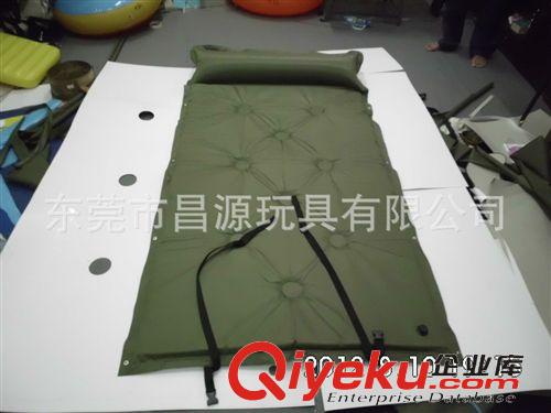 PVC充氣床 生產自動充氣防潮墊 九點自動充氣墊 PVC滌淪防潮墊
