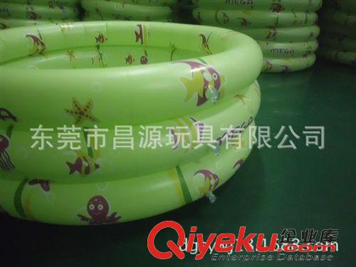 PVC充氣水池 環保pvc充氣兒童水池 吹氣兒童水池 兩圈水池 夾網水池原始圖片3