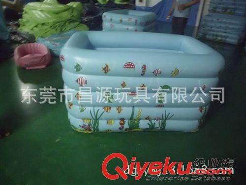 PVC充氣水池 環保加厚pvc充氣水池  吹氣水池   嬰兒水池原始圖片3
