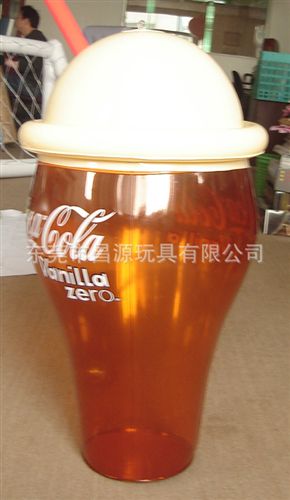 PVC充氣杯子 優質pvc充氣可樂杯  吹氣可樂杯  廠家生產