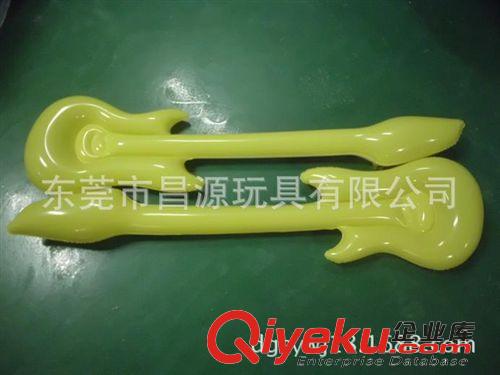 PVC充氣玩具 pvc充氣廣告吉他  吹氣仿真吉他 待客訂做原始圖片2