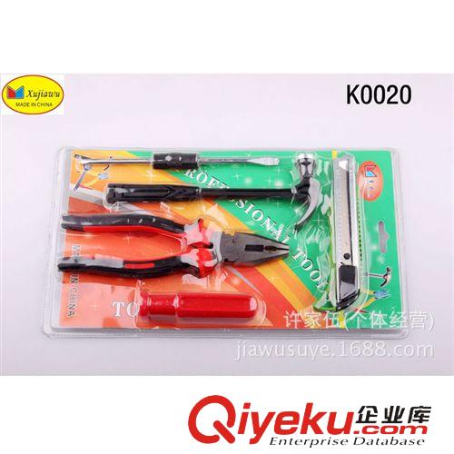 五金工具 家用五金工具組合套裝 錘子鉗子美工刀螺絲刀套裝 廠家熱銷K0020原始圖片3