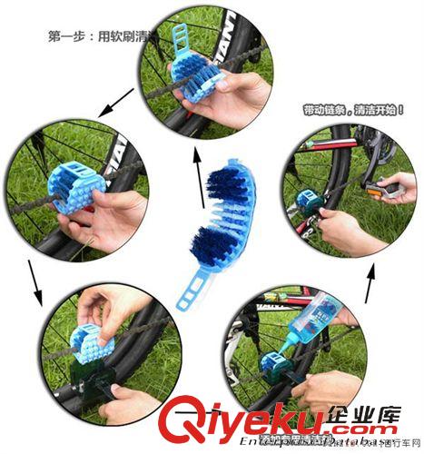 自行車(chē)裝備   賽領(lǐng)CYLION自行車(chē)山地車(chē)洗鏈器 北斗飛輪壓盤(pán)鏈條清潔器保養(yǎng)工具原始圖片3
