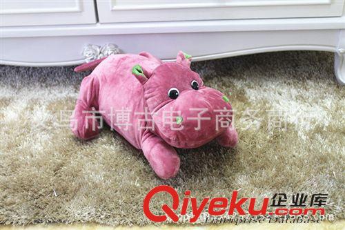 冬季暖手寶 熱賣(mài)電熱寶暖手寶 國(guó)標(biāo)防爆河馬毛絨電熱水袋 雙插手暖水袋