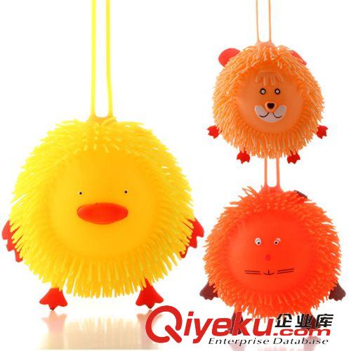 發(fā)光發(fā)泄玩具 小黃人閃光毛毛球 小號彈力兒童發(fā)光玩具 神偷奶爸毛毛球發(fā)泄玩具
